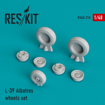 Shop L-39 "Albatros" wheels set (1/48) Scale Plastic Models Kits. Accessories and Resin Parts. Reskit online Store