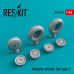 Shop DH.115 "Vampire" wheels set type 2 (1/48) Scale Plastic Models Kits. Accessories and Resin Parts. Reskit online Store