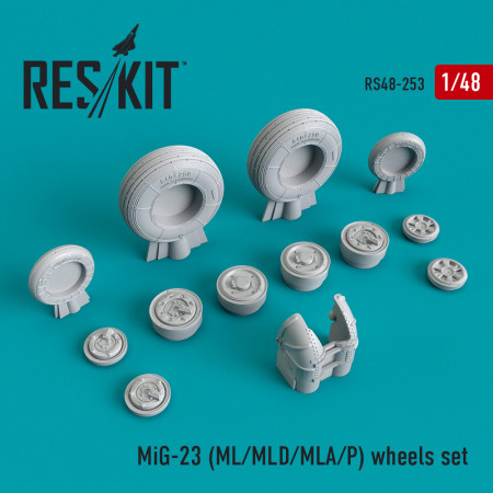 Shop MiG-23 (ML,MLD,MLA,P) wheels set (1/48) Scale Plastic Models Kits. Accessories and Resin Parts. Reskit online Store