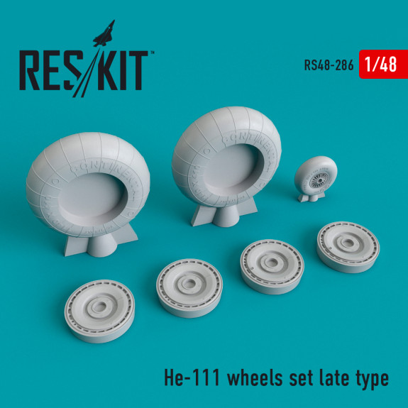 Shop He-111 wheels set late type (1/48) Scale Plastic Models Kits. Accessories and Resin Parts. Reskit online Store