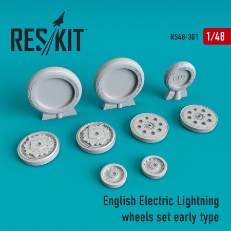 Shop EE Lightning wheels set early type (1/48) Scale Plastic Models Kits. Accessories and Resin Parts. Reskit online Store