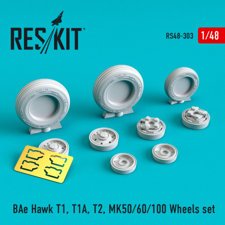 Shop BAe Hawk T1, T1A, T2, MK50/60/100 wheels set (1/48) Scale Plastic Models Kits. Accessories and Resin Parts. Reskit online Store