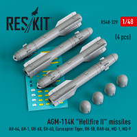AGM-114K "Hellfire II" missiles (4 pcs) (3D Printed) (1/48) Shop AGM-114K "Hellfire II" missiles (4 pcs) (3D Printed) (1/48) Scale Plastic Models Kits. Accessories and Resin Parts. Reskit online Store