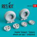 Shop Hawker Tempest/Typhoon wheels set type 1 (weighted) (1/48) Scale Plastic Models Kits. Accessories and Resin Parts. Reskit online Store
