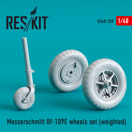 Shop Bf-109E wheels set (weighted) (1/48) Scale Plastic Models Kits. Accessories and Resin Parts. Reskit online Store