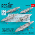 Shop Triple ejector rack A/A37B-6 (TER-7) (5 pcs) (1/48) Scale Plastic Models Kits. Accessories and Resin Parts. Reskit online Store