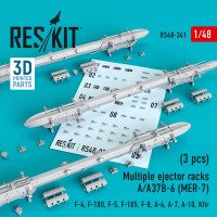 Multiple ejector racks A/A37B-6 (MER-7) (3 pcs) (1/48) Shop Multiple ejector racks A/A37B-6 (MER-7) (3 pcs) (1/48) Scale Plastic Models Kits. Accessories and Resin Parts. Reskit online Store