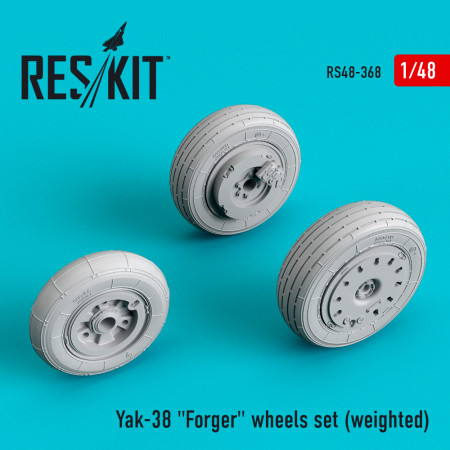 Shop Yak-38 "Forger" wheels set (weighted) (1/48) Scale Plastic Models Kits. Accessories and Resin Parts. Reskit online Store