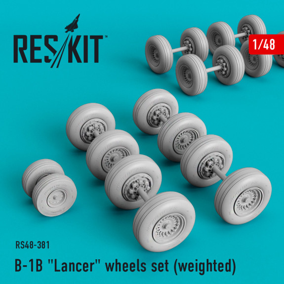 Shop B-1B "Lancer" wheels set (weighted) (1/48) Scale Plastic Models Kits. Accessories and Resin Parts. Reskit online Store