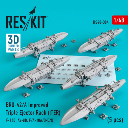 BRU-42/A Improved Triple Ejector Rack (ITER) (5 pcs) (1/48) Shop BRU-42/A Improved Triple Ejector Rack (ITER) (5 pcs) (1/48) Scale Plastic Models Kits. Accessories and Resin Parts. Reskit online Store