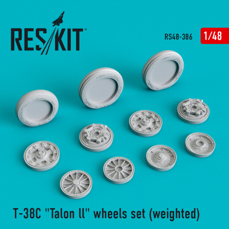 T-38C "Talon ll" wheels set (weighted) (1/48) Shop T-38C "Talon ll" wheels set (weighted) (1/48) Scale Plastic Models Kits. Accessories and Resin Parts. Reskit online Store