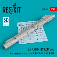 AN/ALQ-119 ECM pod (long length version) (3D Printed) (1/48) Shop AN/ALQ-119 ECM pod (long length version) (3D Printed) (1/48) Scale Plastic Models Kits. Accessories and Resin Parts. Reskit online Store