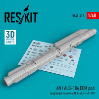 AN/ALQ-184 ECM pod (long length version) (3D Printed) (1/48) Shop AN/ALQ-184 ECM pod (long length version) (3D Printed) (1/48) Scale Plastic Models Kits. Accessories and Resin Parts. Reskit online Store