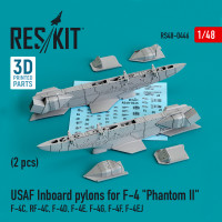 USAF Inboard pylons for F-4 "Phantom II" (2 pcs) (3D Printed) (1/48) Shop USAF Inboard pylons for F-4 "Phantom II" (2 pcs) (3D Printed) (1/48) Scale Plastic Models Kits. Accessories and Resin Parts. Reskit online Store