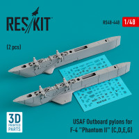 USAF Outboard pylons for F-4 "Phantom II" (2 pcs) (3D Printed) (1/48) Shop USAF Outboard pylons for F-4 "Phantom II" (2 pcs) (3D Printed) (1/48) Scale Plastic Models Kits. Accessories and Resin Parts. Reskit online Store