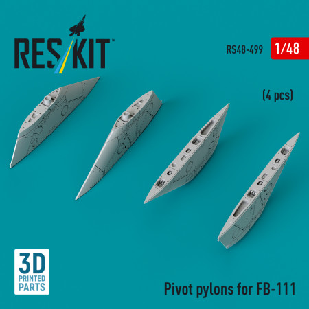 Shop Pivot pylons for FB-111 (4 pcs) (3D Printed) (1/48) Scale Plastic Models Kits. Accessories and Resin Parts. Reskit online Store