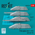 Shop Pivot pylons for F-111C with LAU-105 (4 pcs) (3D Printed) (1/48) Scale Plastic Models Kits. Accessories and Resin Parts. Reskit online Store