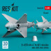 Shop R-40TD (AA-6 "Acrid") missiles (2 pcs) (3D printed) (1/48) Scale Plastic Models Kits. Accessories and Resin Parts. Reskit online Store