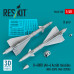 Shop R-40RD (AA-6 "Acrid") missiles (2 pcs) (3D printed) (1/48) Scale Plastic Models Kits. Accessories and Resin Parts. Reskit online Store