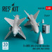 Shop R-40RD (AA-6 "Acrid") missiles (2 pcs) (3D printed) (1/48) Scale Plastic Models Kits. Accessories and Resin Parts. Reskit online Store