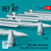 Shop Matra MICA-EM missiles (4 pcs)  (3D Printed) (1/48) Scale Plastic Models Kits. Accessories and Resin Parts. Reskit online Store