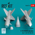 Shop R-98 MR/MT missiles (2 pcs) (3D Printed) (1/48) Scale Plastic Models Kits. Accessories and Resin Parts. Reskit online Store