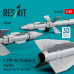 Shop R-27EP (AA-10 Alamo-F) missiles (4 pcs) (3D Printed) (1/48) Scale Plastic Models Kits. Accessories and Resin Parts. Reskit online Store
