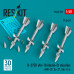 Shop R-27ER (AA-10 Alamo-C) missiles (4 pcs) (3D Printed) (1/48) Scale Plastic Models Kits. Accessories and Resin Parts. Reskit online Store