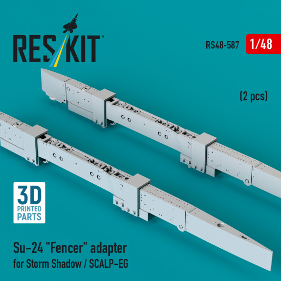 Shop Su-24 "Fencer" adapter for Storm Shadow / SCALP-EG (2 pcs) (3D Printed) (1/48) Scale Plastic Models Kits. Accessories and Resin Parts. Reskit online Store