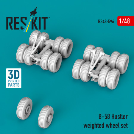 B-58 Hustler weighted wheel set (3D Printed) (1/48) Shop B-58 Hustler weighted wheel set (3D Printed) (1/48) Scale Plastic Models Kits. Accessories and Resin Parts. Reskit online Store