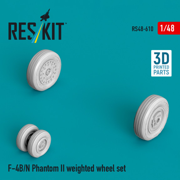 F-4B/N Phantom II weighted wheel set (3D Printed) (1/48) Shop F-4B/N Phantom II weighted wheel set (3D Printed) (1/48) Scale Plastic Models Kits. Accessories and Resin Parts. Reskit online Store