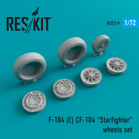 Shop F-104E/CF-104 "Starfighter" wheels set (1/72) Scale Plastic Models Kits. Accessories and Resin Parts. Reskit online Store