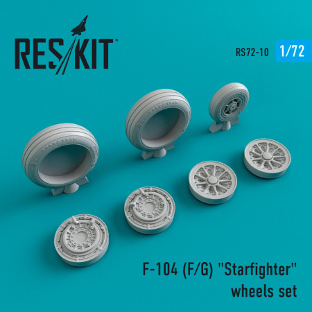 Shop F-104 (F,G) "Starfighter" wheels set (1/72) Scale Plastic Models Kits. Accessories and Resin Parts. Reskit online Store