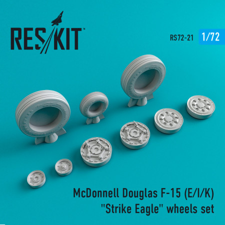 Shop F-15 (E,I,K) "Strike Eagle" wheels set (1/72) Scale Plastic Models Kits. Accessories and Resin Parts. Reskit online Store