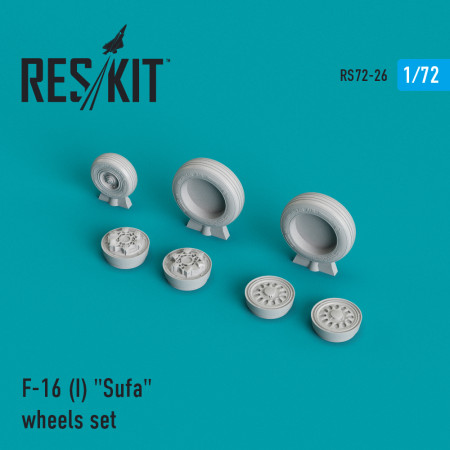 Shop F-16I "Sufa" wheels set (1/72) Scale Plastic Models Kits. Accessories and Resin Parts. Reskit online Store