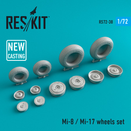 Shop Mi-8/Mi-17 wheels set (1/72) Scale Plastic Models Kits. Accessories and Resin Parts. Reskit online Store