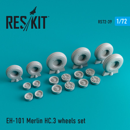 Shop EH-101 Merlin HC.3 wheels set (1/72) Scale Plastic Models Kits. Accessories and Resin Parts. Reskit online Store