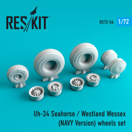Shop Uh-34 Seahorse/Westland Wessex (NAVY Version) wheels set (1/72) Scale Plastic Models Kits. Accessories and Resin Parts. Reskit online Store