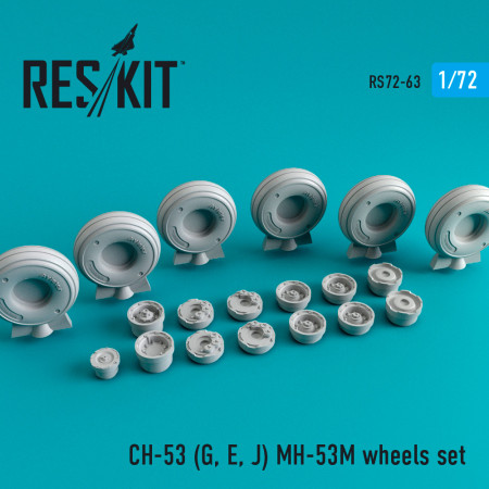 Shop CH-53 (G,E,J)/MH-53M wheels set (1/72) Scale Plastic Models Kits. Accessories and Resin Parts. Reskit online Store