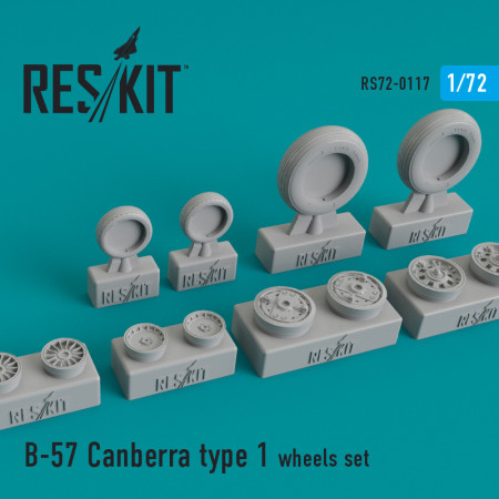 B-57 Canberra type 1 wheels set (1/72) Shop B-57 Canberra type 1 wheels set (1/72) Scale Plastic Models Kits. Accessories and Resin Parts. Reskit online Store