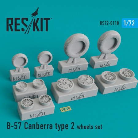 B-57 Canberra type 2 wheels set (1/72) Shop B-57 Canberra type 2 wheels set (1/72) Scale Plastic Models Kits. Accessories and Resin Parts. Reskit online Store