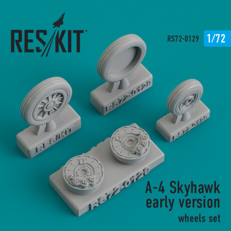 Shop A-4 "Skyhawk" early version wheels set (1/72) Scale Plastic Models Kits. Accessories and Resin Parts. Reskit online Store