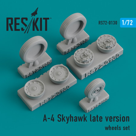 Shop A-4 "Skyhawk" late version wheels set (1/72) Scale Plastic Models Kits. Accessories and Resin Parts. Reskit online Store