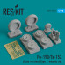 Shop Fw-190  (late version) type 2 wheels set (1/72) Scale Plastic Models Kits. Accessories and Resin Parts. Reskit online Store