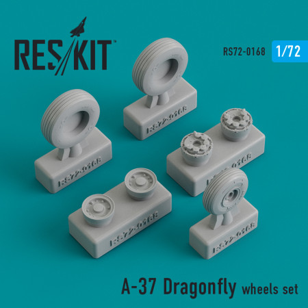 Shop A-37 "Dragonfly" wheels set (1/72) Scale Plastic Models Kits. Accessories and Resin Parts. Reskit online Store
