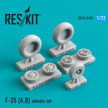 Shop F-35 (A,B) wheels set (1/72) Scale Plastic Models Kits. Accessories and Resin Parts. Reskit online Store