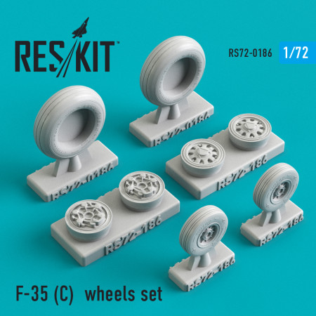 Shop F-35C wheels set (1/72) Scale Plastic Models Kits. Accessories and Resin Parts. Reskit online Store
