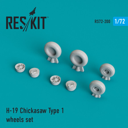 Shop H-19 "Chickasaw" type 1 wheels set (1/72) Scale Plastic Models Kits. Accessories and Resin Parts. Reskit online Store