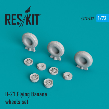 Shop H-21 "Flying Banana" wheels set (1/72) Scale Plastic Models Kits. Accessories and Resin Parts. Reskit online Store