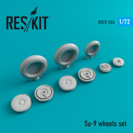 Shop Su-9 "Fishpot" wheels set (1/72) Scale Plastic Models Kits. Accessories and Resin Parts. Reskit online Store